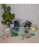 Vintage 90s Iridescent Sequin Big Lot 672g Mixed Shapes Craft DIY Costum... - $79.75 CAD