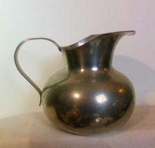 Vintage Pewter Pitcher 1953 Brodrene Mylius Made in Norway 5&quot; - £24.60 GBP