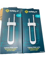 2PC Safety 1st Cabinet Slide Locks 4 Pack Toddler Baby Locks  8 total - $276.49 MXN