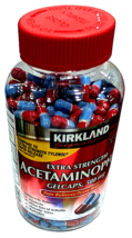 Kirkland Signature Extra Strength Acetaminophen 500mg 400 Gelcaps EXP 02... - $422.45 MXN