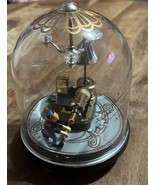 VTG Sankyo music box model B-566-003 Clown Rotating Umbrella Under Dome ... - $150.00