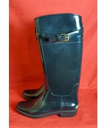 Lauren Ralph Lauren Size 8B Rossalyn II Rain Boot Black Logo Buckle Clean - £38.37 GBP