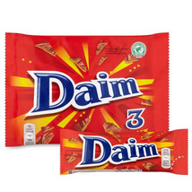 Daim Chocolate Bar - 3 x 28g Crunchy Almond Treats for Sweet Lovers - £3.18 GBP