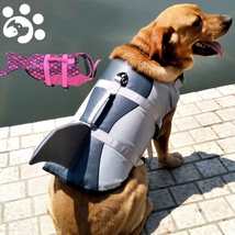 Dog Life Vest Summer Shark Mermaid Harness - £31.49 GBP
