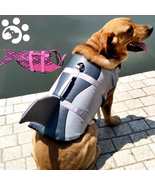 Dog Life Vest Summer Shark Mermaid Harness - £30.05 GBP