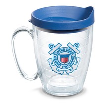 Tervis U.S. Coast Guard Logo 16 oz. Coffee Mug W/ Lid Military USA Cup NEW - £8.81 GBP
