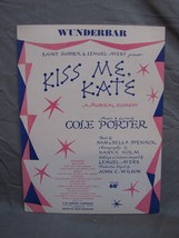 Antique 1900s &quot;Kiss Me Kate&quot; Sheet Music #202 - £15.56 GBP