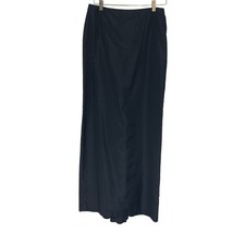 NWT Vintage Black Formal Maxi Skirt Wednesday Addams Women 10 Back Pleat... - $74.25
