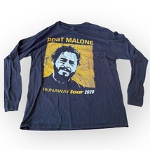 Post Malone Runaway Tour 2020 Concert T-Shirt Size L Long Sleeve - £15.19 GBP