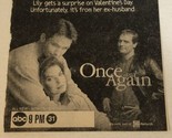 Once And Again Tv Guide Print Ad Billy Campbell Sela Ward TPA17 - $5.93