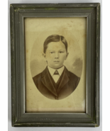 Antique Vintage Framed photo Handsome Boy Young Man Portrait -Drowned at... - $40.69 CAD