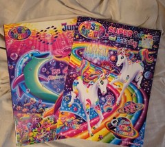 Set Of 2 Lisa Frank Coloring And Activity Books Dolphins And Unicorns 20... - £8.67 GBP