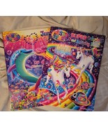 Set Of 2 Lisa Frank Coloring And Activity Books Dolphins And Unicorns 20... - £8.72 GBP
