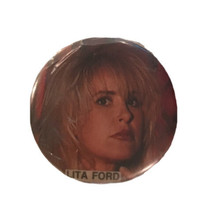 Vintage Handmade Lita Ford 2” Pinback Button - $3.00