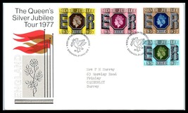 1977 UK GB Cover - Queen&#39;s Silver Jubilee Tour, Liverpool, Merseyside P4  - £2.37 GBP