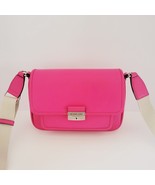 Michael Kors Bradshaw Medium Pocket Messenger Crossbody Handbag Dragonfruit - $94.45