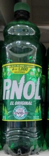 PINOL EL ORIGINAL PINE CLEANSER - FRASCO de 1 LITRO c/u - ENVIO GRATIS  - $17.78