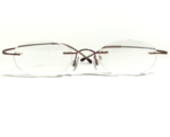 Silhouette M7395 /40 6055 Eyeglasses Frames Purple Round Rimless 42-19-125 - $74.61
