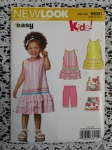 New Look 6691 Toddler Summer Clothes Pattern Size 1/2-4 NEW - £5.99 GBP