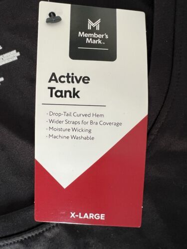 Members Mark Active Tank Women’s XL Black