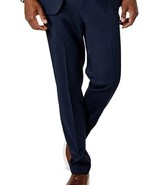 Van Heusen Truman Men&#39;s Flex Plain Slim Fit Suit Pants Only - Navy-33Wx ... - $48.30 CAD