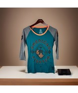 AMERICAN FIGHTER Women&#39;s 3/4 Richmond Raglan Sleeves T-Shirt Size XS HGG... - $419.80 MXN