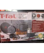T-Fal Cookware Stone Force Nonstick Cookware Set 12 Piece See Photos - $126.42