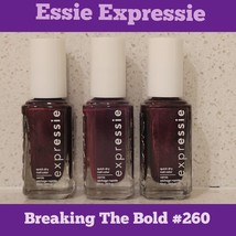 3-ESSIE Expressie Quick Dry Nail POLISH #260 BREAKING THE BOLD Brand New... - $13.32