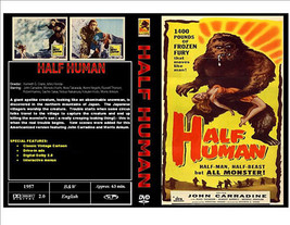 HALF HUMAN (1957) JOHN CARRADINE DVD PLUS CASE &amp; ARTWORK - £17.05 GBP