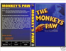 THE MONKEY&#39;S PAW (1948) EXCELLENT PRINT - CASE &amp; ARTWORK - £19.40 GBP