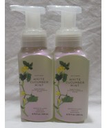 Bath &amp; Body Works Gentle &amp; Clean Hand Soap Lot Set of 2 WHITE CUCUMBER MINT - £19.04 GBP
