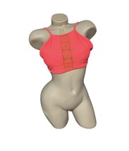 Aerie Halter Swim Top Medium Bright Orange Coral NWOT - $12.86