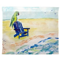Betsy Drake Parrot &amp; Chair Outdoor Wall Hanging 24x30 - £39.56 GBP