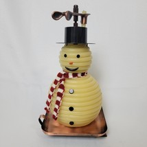 Candle by the Hour 100-Hour Snowman Candle Eco-friendly Natural Beeswax Holiday - £37.98 GBP