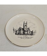 Vintage St. John&#39;s Evangelical &amp; Reformed Church Nazareth PA Souvenir Plate - $345.63 MXN
