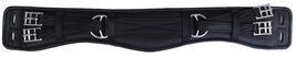 English Soft Pebbled Leather Girth – 4-3/4" Wide Comfort Fit with Roller - $89.99