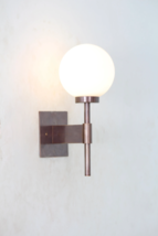 Single Globe Wall Light Made From Brass Modern light Bed Side Lamp Wall Sconce - £125.31 GBP