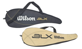 Wilson BLX Badminton Racket Case Bag Racquet Case Cover Bag Black Gold 1... - $27.81