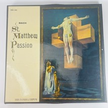 SCHERCHEN Bach St Matthew Passion 4 LP Box Set VG+ XWN 4402 Dali Cover - $23.47