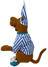 Vintage Bedtime Scooby Doo With PJ's And Bunny Slippers 9 Inch image 6