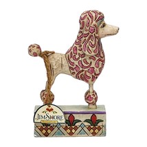 Jim Shore Heartwood Creek Lulu Pink Poodle Dog Figurine 4004849 Original... - €19,78 EUR
