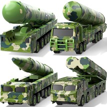 Army Truck For Kids, Die Cast Military Toys Trucks Missile Launcher, Army Vehicl - £31.88 GBP