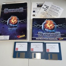 Vtg OVERLORD 1990 PC Game Five 5.25&quot; 3 Floppy Disks Manual Included Guide - £21.90 GBP