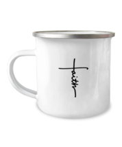 Religious Mugs Faith Cross, Jesus, Christian, love Camper-Mug  - £14.39 GBP