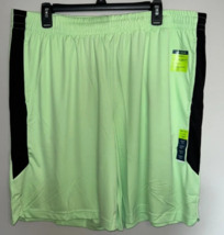 Dry Tek Gear Shorts Men 2X Big and Tall Moisture Wicking Pockets Green 1... - £10.97 GBP