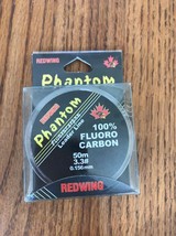 RedWing Phantom Fluorocarbon Fishing Line 50m 3.3# 0.156mm -SHIP N 24 - $18.69