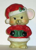 Artmark 1989 Tinseltoe Figurine Santa Mouse Caroler - £11.07 GBP