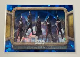 2024 Topps Chrome Sapphire Star Wars Phantom Menace 84 Ascending the Pal... - £6.01 GBP