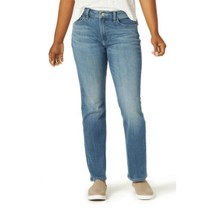 NWT Lee Women’s Midrise Straight Leg Jeans Northshore Size 14 Petite 34x26 - £13.36 GBP