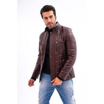 Vinci The Modena Quilted Leather Men Jacket image 3